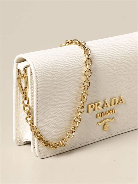 white prada bag price|prada handbags white leather.